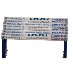 Latte pvc personnalisee pour haie prestige/internationale aluminium
