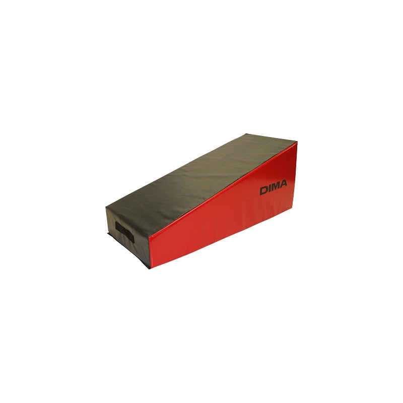 PLAN INCLINÉ EN MOUSSE NOIR ET ROUGE - DIMASPORT