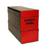 BLACK AND RED LEVEL PLATFORM FOAM MODULE 3 OR 4 STAGES - DIMASPORT