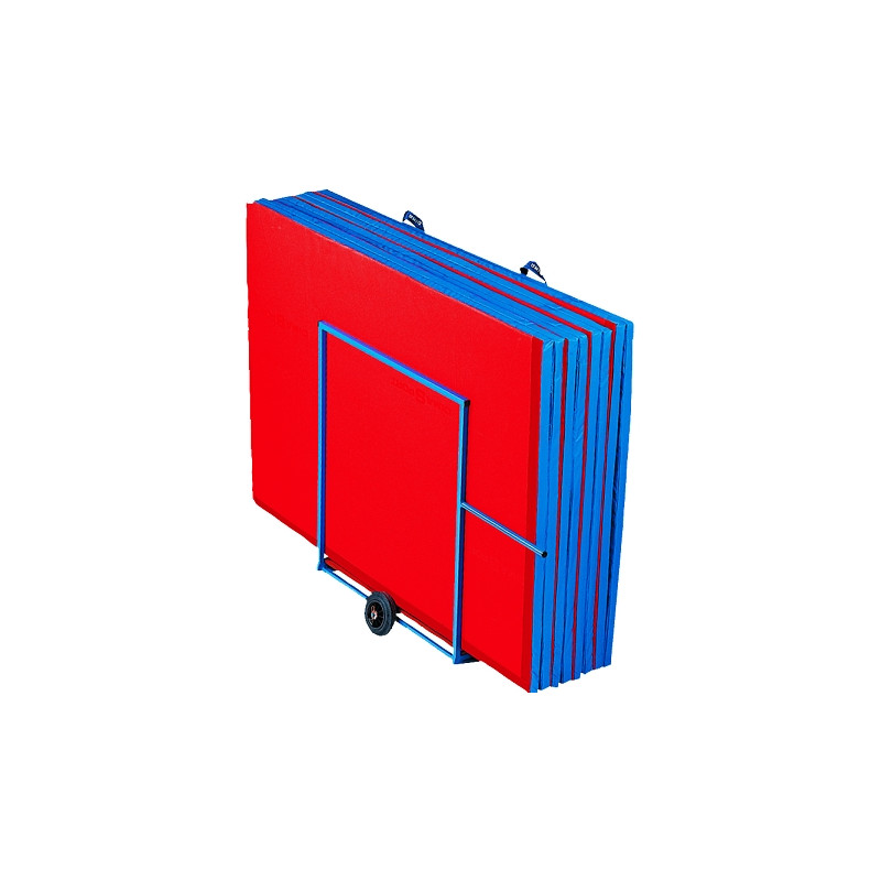 Chariot de transport vertical pour tapis