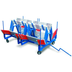 Chariot de transport pour 60 haies grande competition