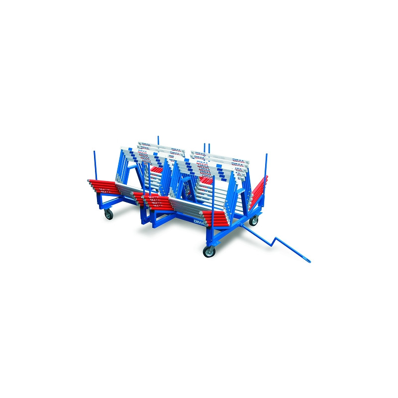 Chariot de transport pour 60 haies grande competition