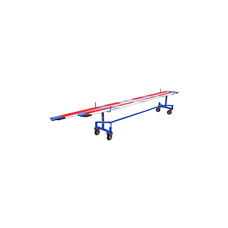 Chariot de transport pour barres de saut