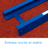Rail a encastrer dans auge 1500x350mm avec chariot et couvercle - la paire