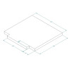 TAPIS POUR MAISON DES 1001 NUITS62 X 62 X 4 CM