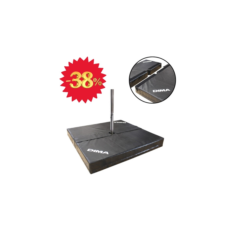 GOOD DEAL - TWO-PART FIRE POLE MATTRESS 300 X 150 X 20CM - CENTRAL OPENING 8CM