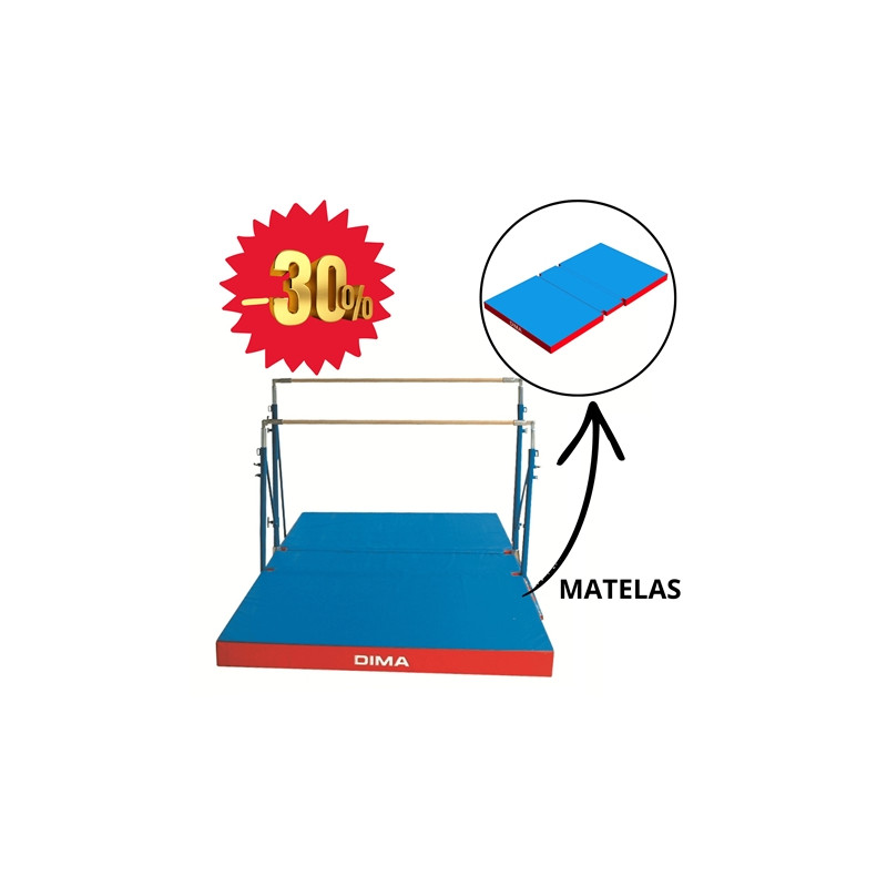 SPECIAL OFFER - FOLDABLE LANDING MAT FOR UNEVEN BARS 420x240x20 CM