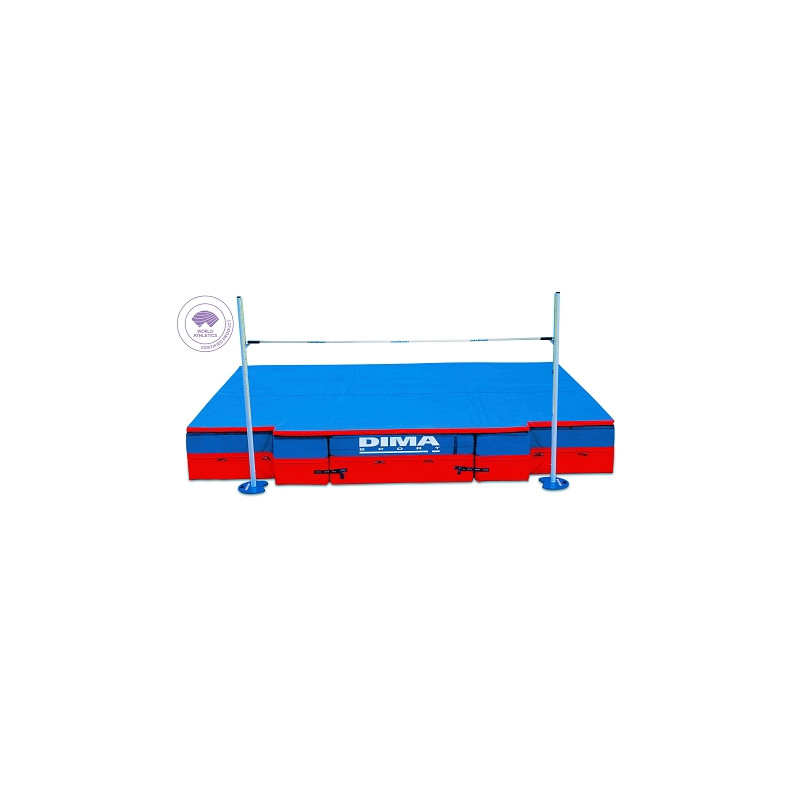 Matelas hauteur challenger World Athletics 6.00 x 4.25/4.00 x 0.70m